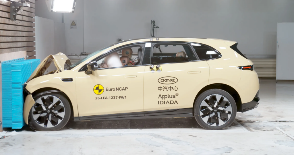 Geely Galaxy EX5, Leapmotor C10 и GAC Aion V получили пять звезд Euro NCAP 2026